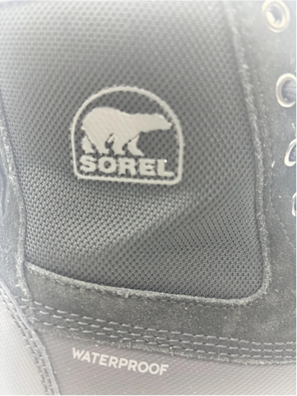 Sorel Buxton Boots Mens 8 Snow Waterproof Lace Up Comfort Casual Ankle Top Black